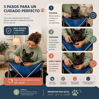 Soporte para asear a tus mascotas